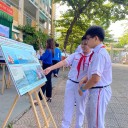 Trường THCS Nguyễn Huệ phối hợp cùng Quận đoàn hải Châu, Nhà trưng bày Hoàng Sa tổ chức chương trình trưng bày tư liệu với chủ đề “Hoàng Sa trong lòng Tổ quốc Việt Nam”