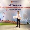 Chúc mừng thầy Nguyễn Văn Tuấn, giáo viên trường THCS Nguyễn Huệ đã đạt giải Nhất cấp quốc gia cuộc thi “An toàn giao thông cho nụ cười ngày mai” năm học 2021-2022